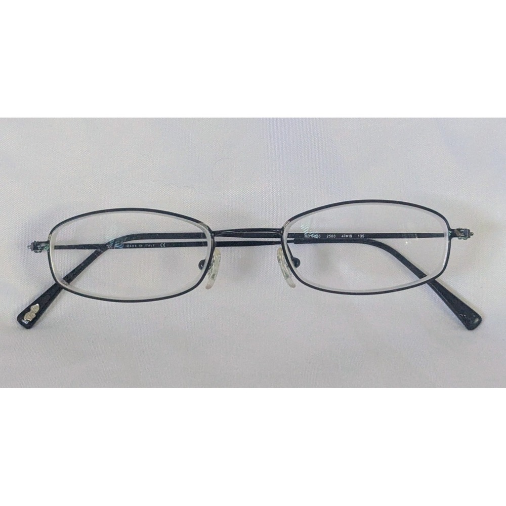 Ray Ban RB6026 2505 Brown‎ Metal Eyeglasses Frame Only 47-19 135 Made In Italy